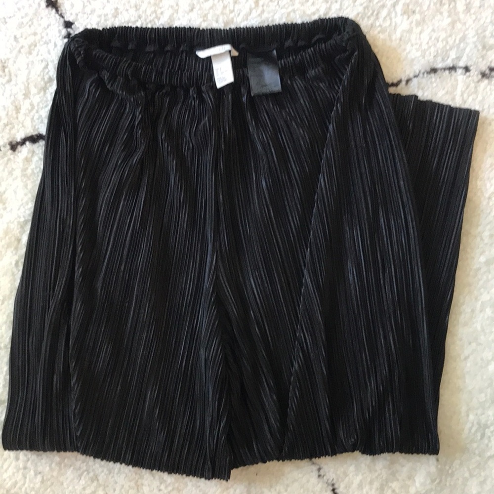 H&M high waisted pleated pants